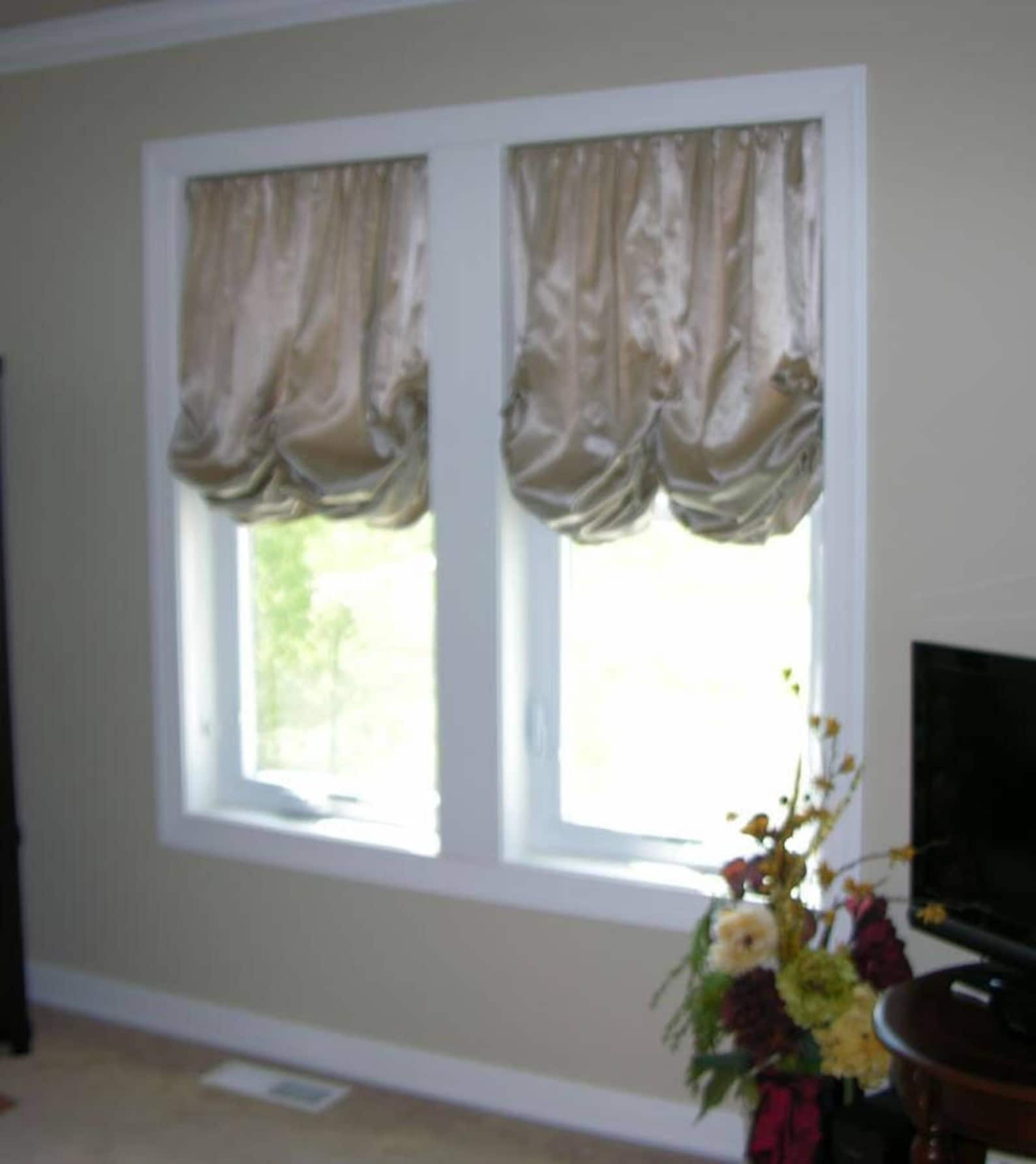 GATHERED BALLOON SHADE Custom Etsy