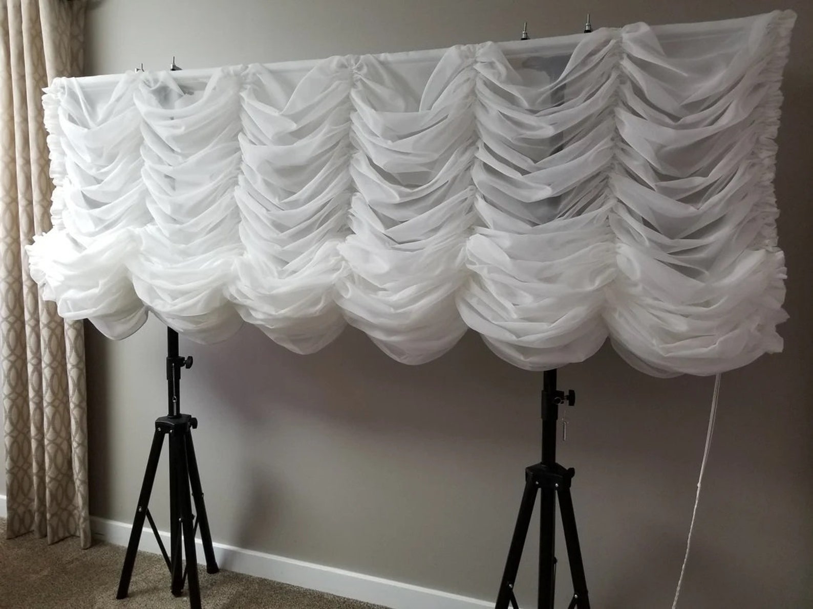 Custom AUSTRIAN SHADE using Your Fabric Etsy