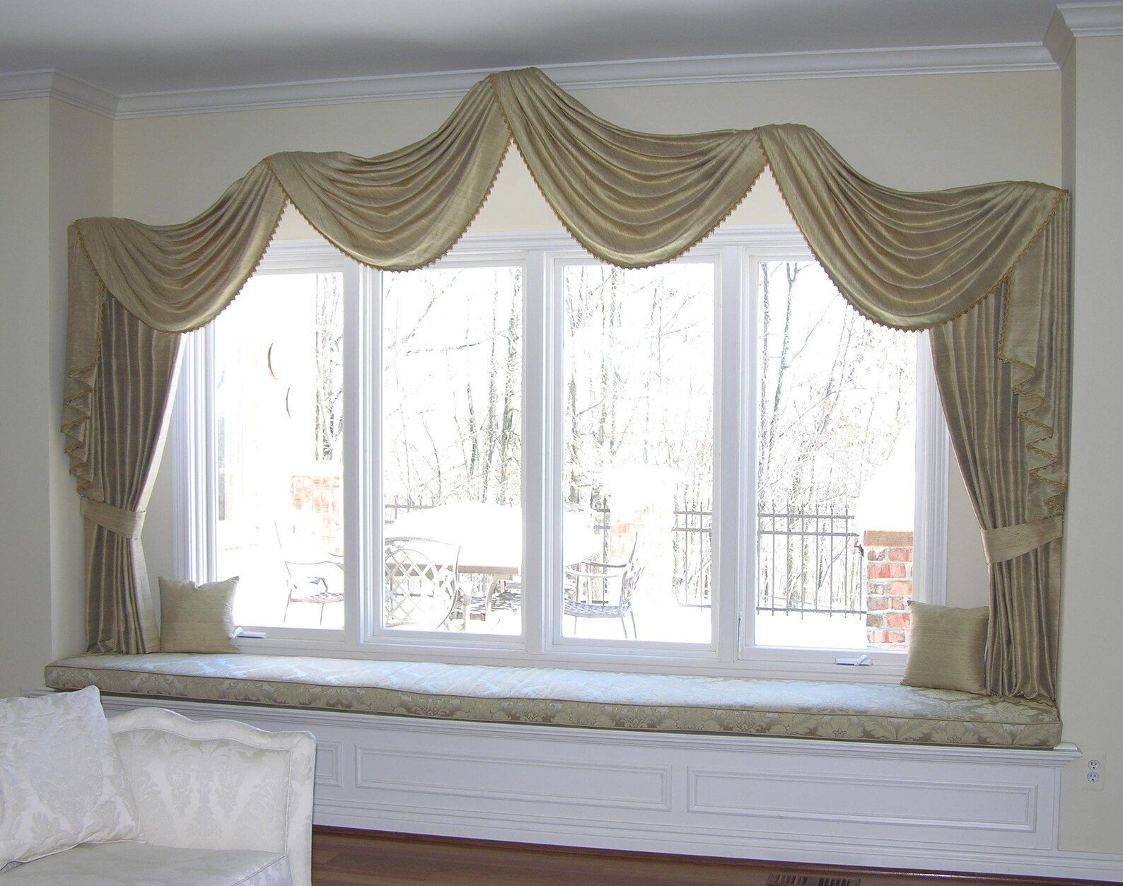 Beautiful Swags & Tapered End Jabots your Fabric or Mine Etsy