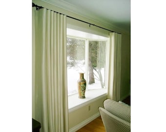 Tratamientos de ventanas personalizados PANELES DE CORTINAS PLANAS