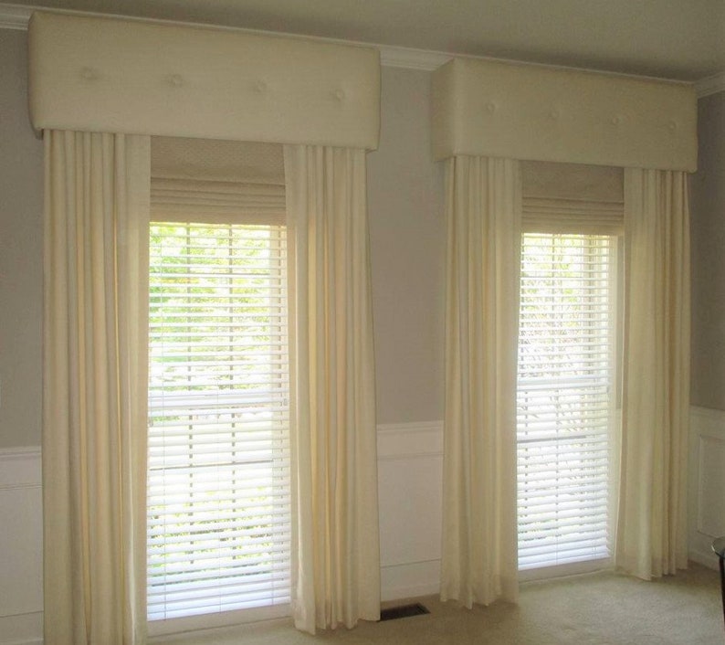 Custom Cornice Board made with customers fabric Etsy