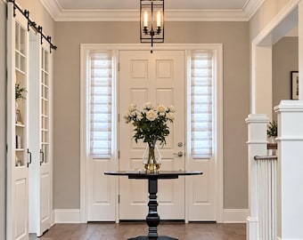 SOFT FOLDED SHADE for Side Light Front Door (fabric included) - Price is per Shade