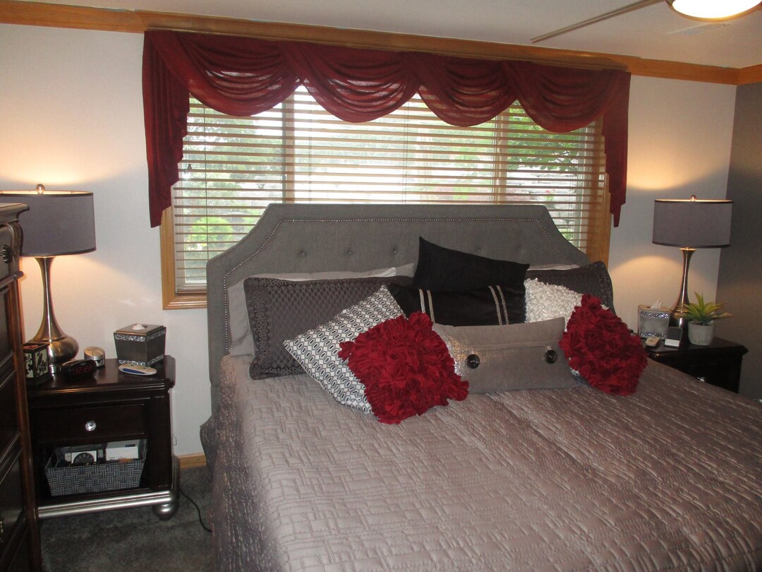 Beautiful Swags & Tapered End Jabots your Fabric or Mine Etsy