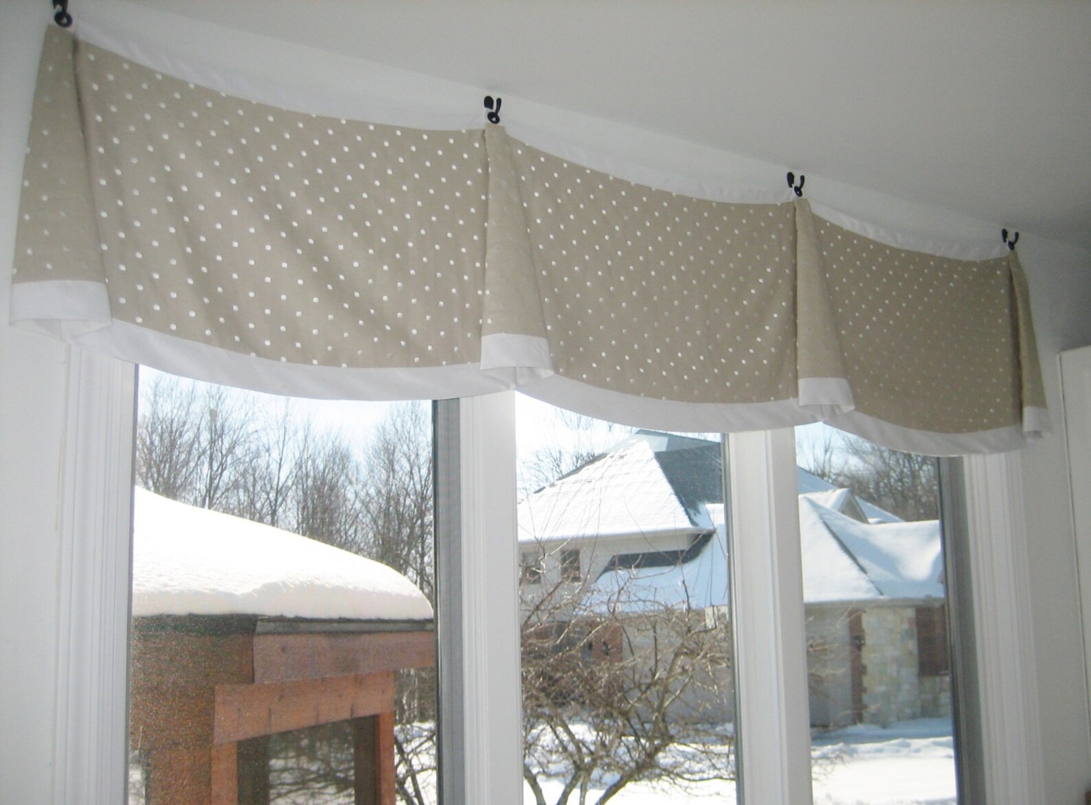 Custom Window Treatments FLAT BELL VALANCE W/grommets made Etsy
