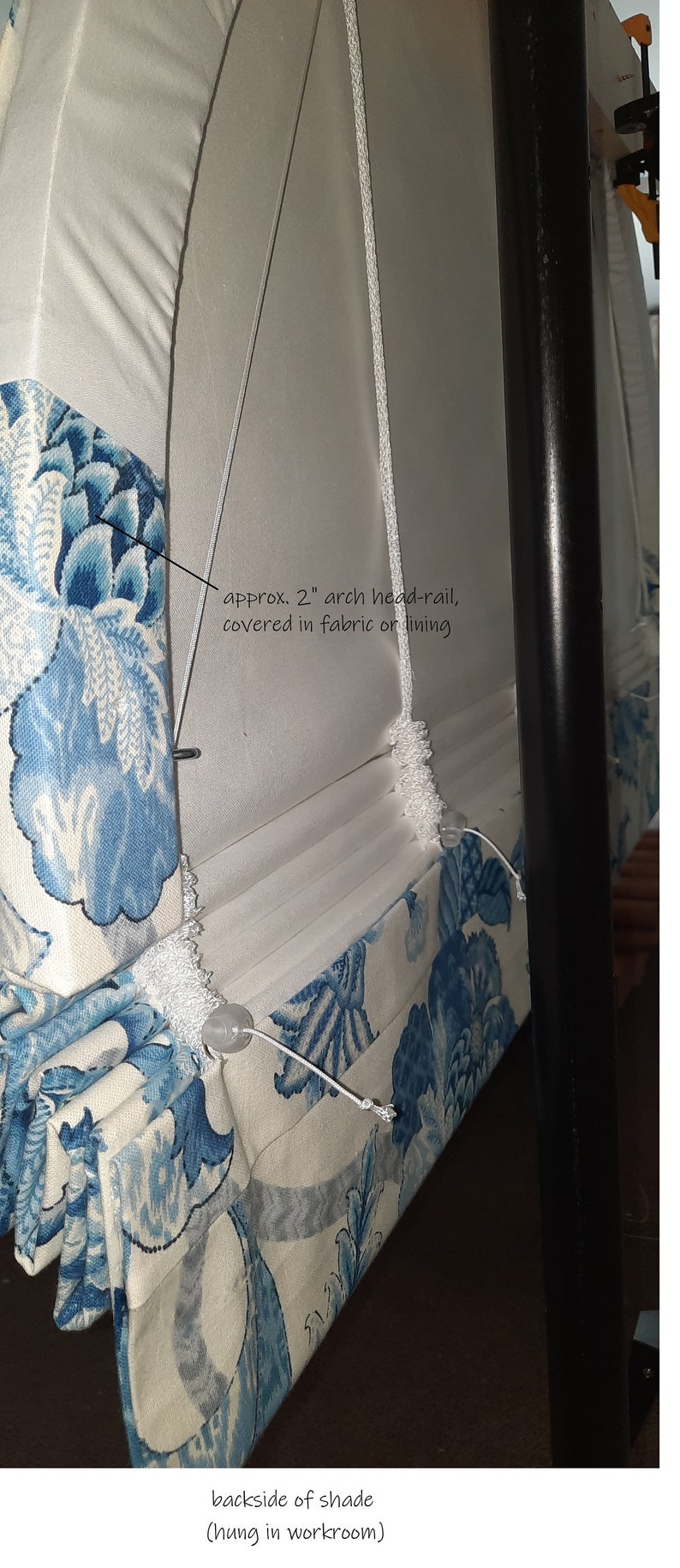 ARCHED ROMAN SHADES Custom Etsy