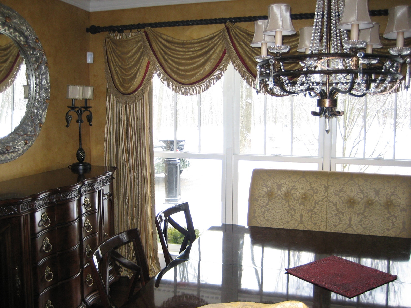 Beautiful Swags & Tapered End Jabots your Fabric or Mine Etsy