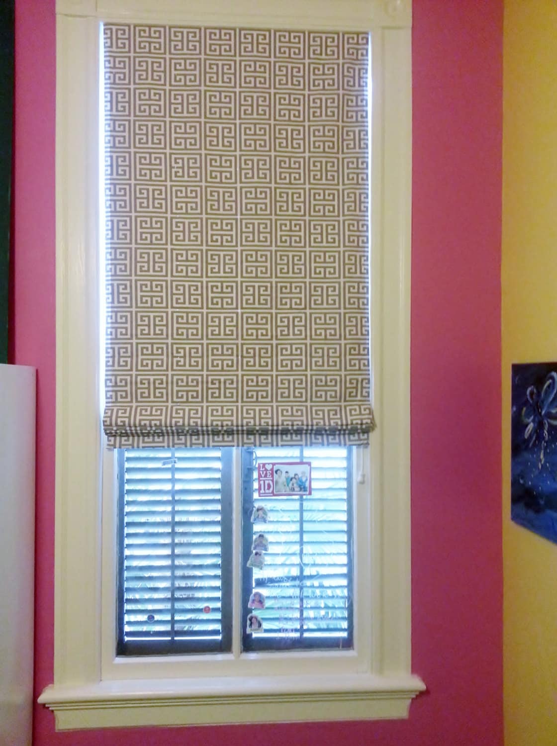 Custom FLAT ROMAN SHADE Etsy