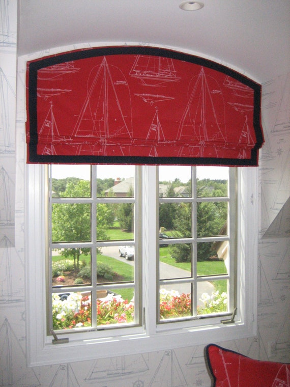 ARCHED ROMAN SHADES Custom Etsy