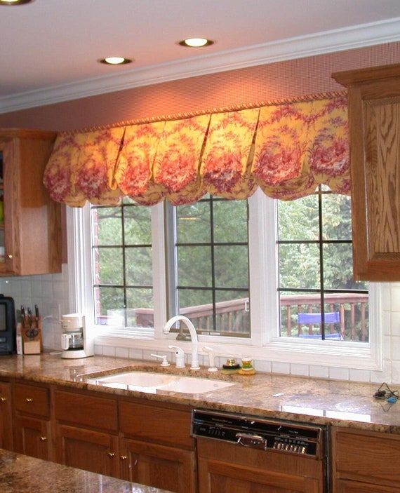 Custom Pleated Balloon Valance Made to Order my Fabric OR Yours Etsy