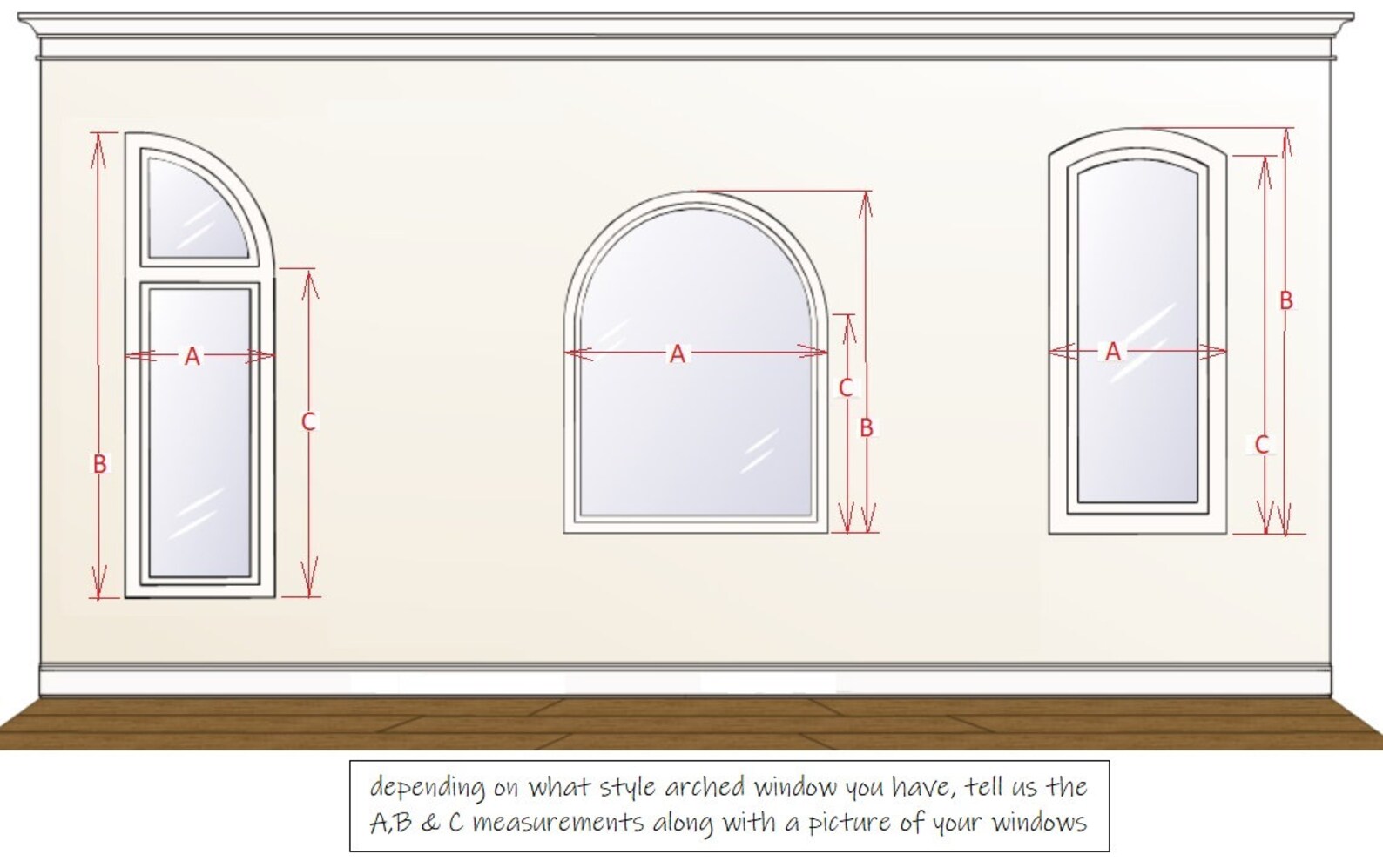 ARCHED ROMAN SHADES Custom Etsy