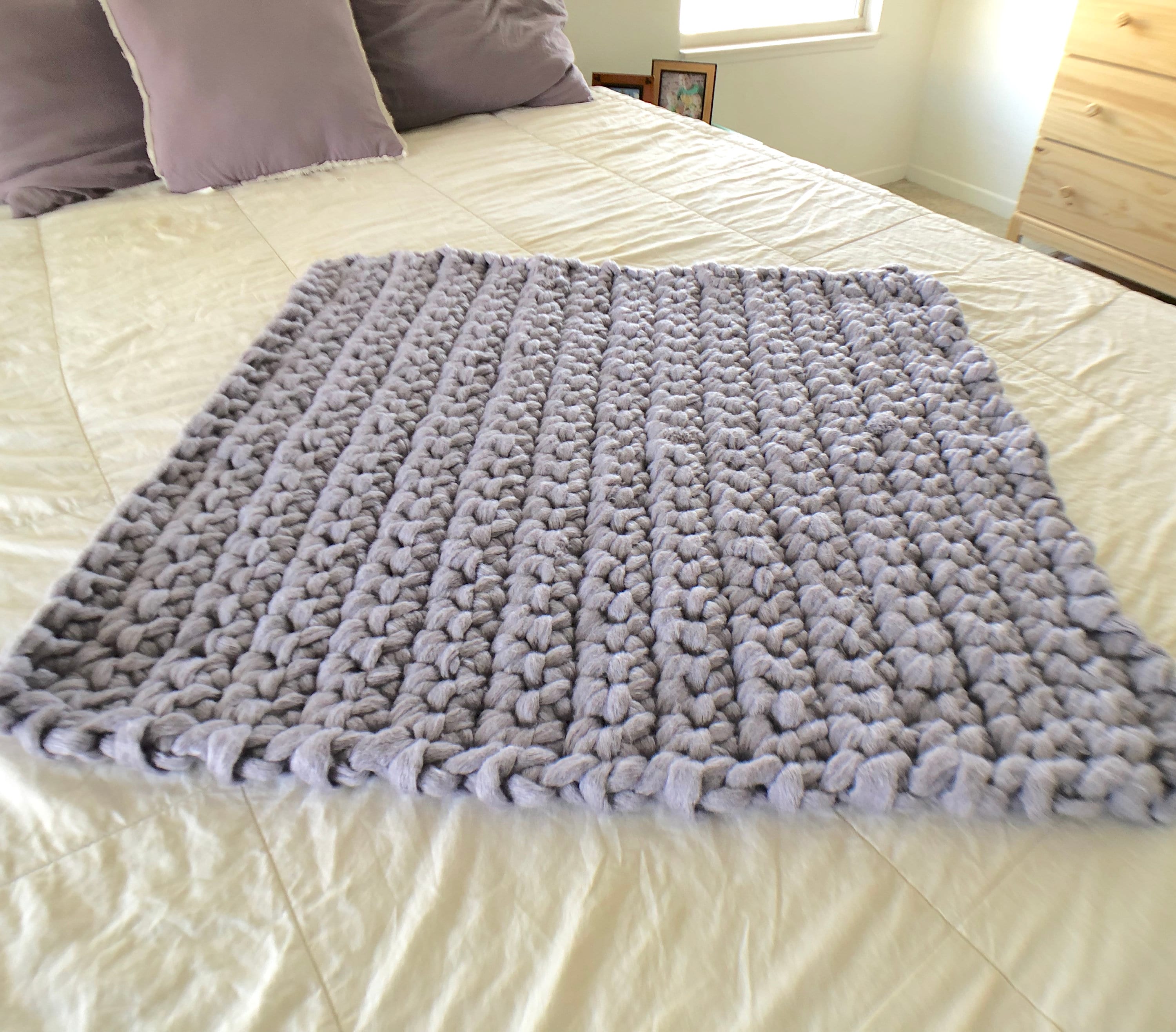Finger Crochet Baby Blanket PATTERN ONLY Chunky Crochet | Etsy