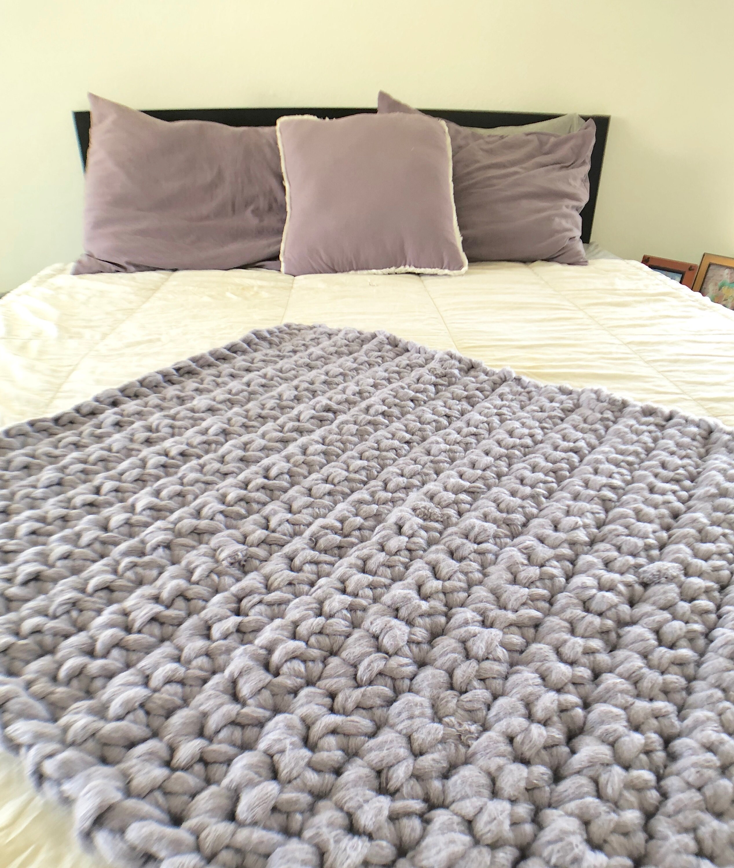 Finger Crochet Baby Blanket PATTERN ONLY Chunky Crochet Etsy