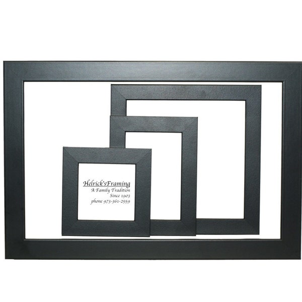 Black Picture Frames Hard to Find Sizes up to 4x4 4x6 5x5 5x7 8x8 8x10 8.5x11 9x9 10x10 10x20 10x24 12x12 12x14 16x20 20x20 any Custom Size