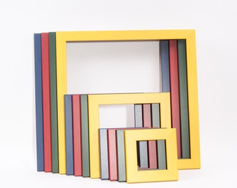 Candy Wash Square Picture Frames 4x4 5x5 6x6 7x7 8x8 9x9 10x10 11x11 12x12 up to 24x24" for Home, Office, Photography, Artist, Professionals