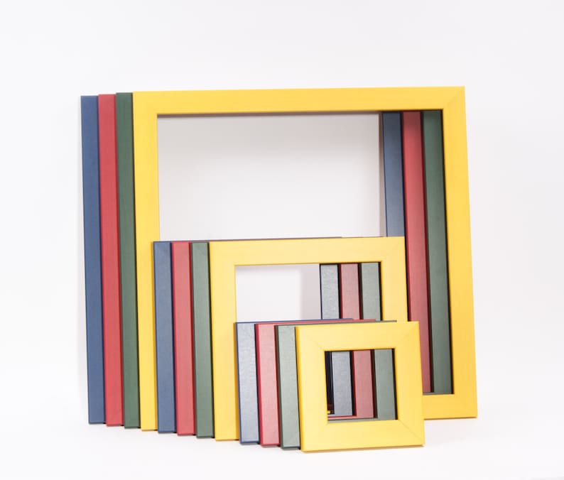 Candy Wash Square Picture Frames 4x4 5x5 6x6 7x7 8x8 9x9 10x10 Etsy