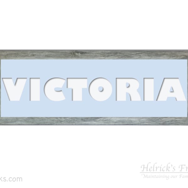 Custom Name Photo Frame Mat – Newborn Gift, 4x6 Pictures