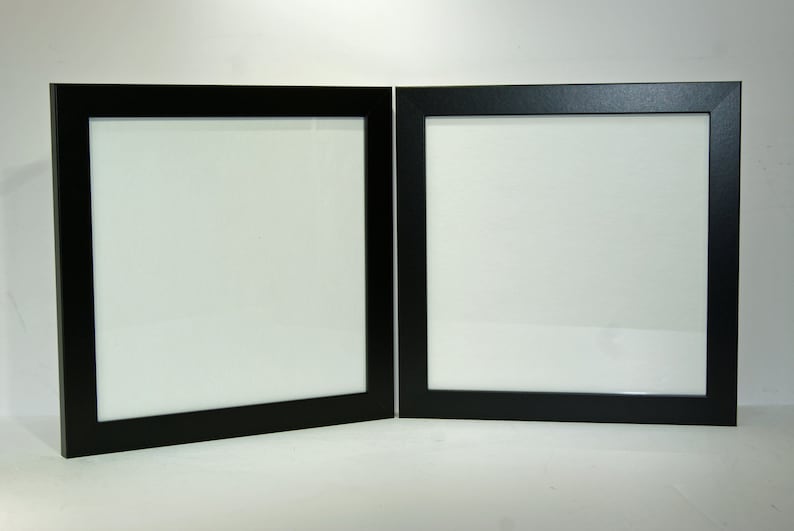 Square Black Picture Frames 4x4 5x5 6x6 7x7 8x8 9x9 10x10 Etsy
