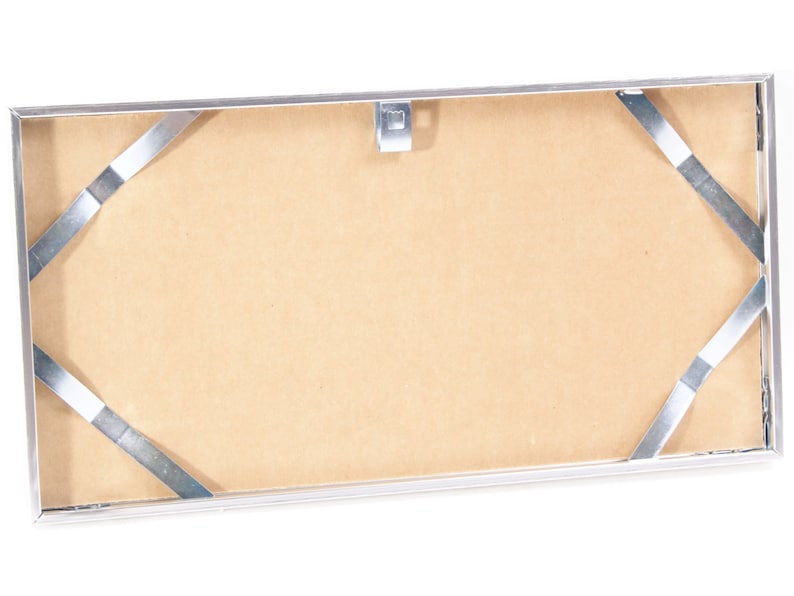 Black License Plate Wall Display Frames All Aluminum Frame Etsy