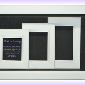 Custom White Picture Frames from 4x4 Square 6x6 8x8 10x10 10x20 10x30 10x40 10x50 12x12 14x14 16x16 18x18  20x30 Custom Sizes Available(B13)