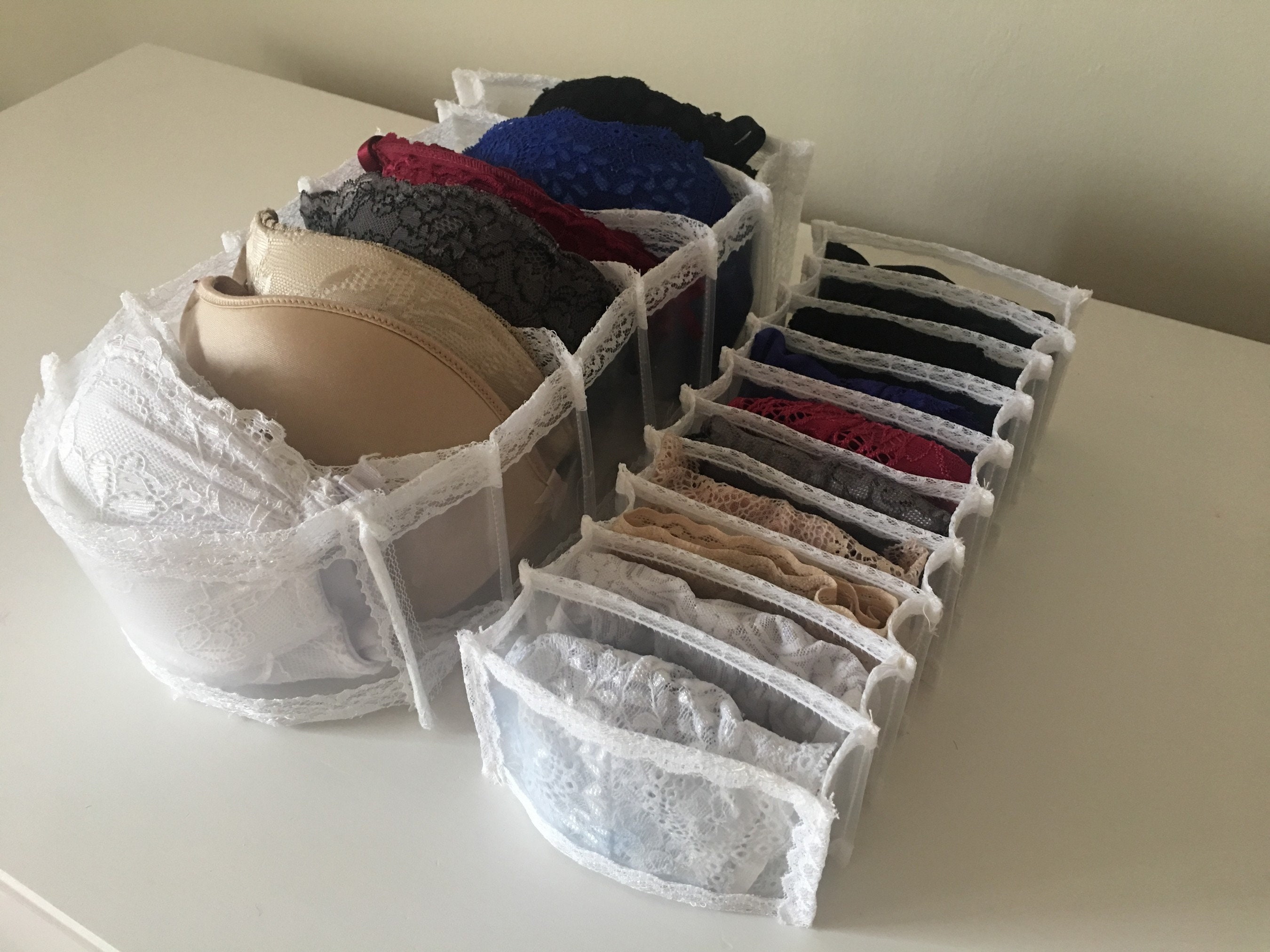 Lingerie Organizer Set of 2 Best Drawer Organizer Etsy