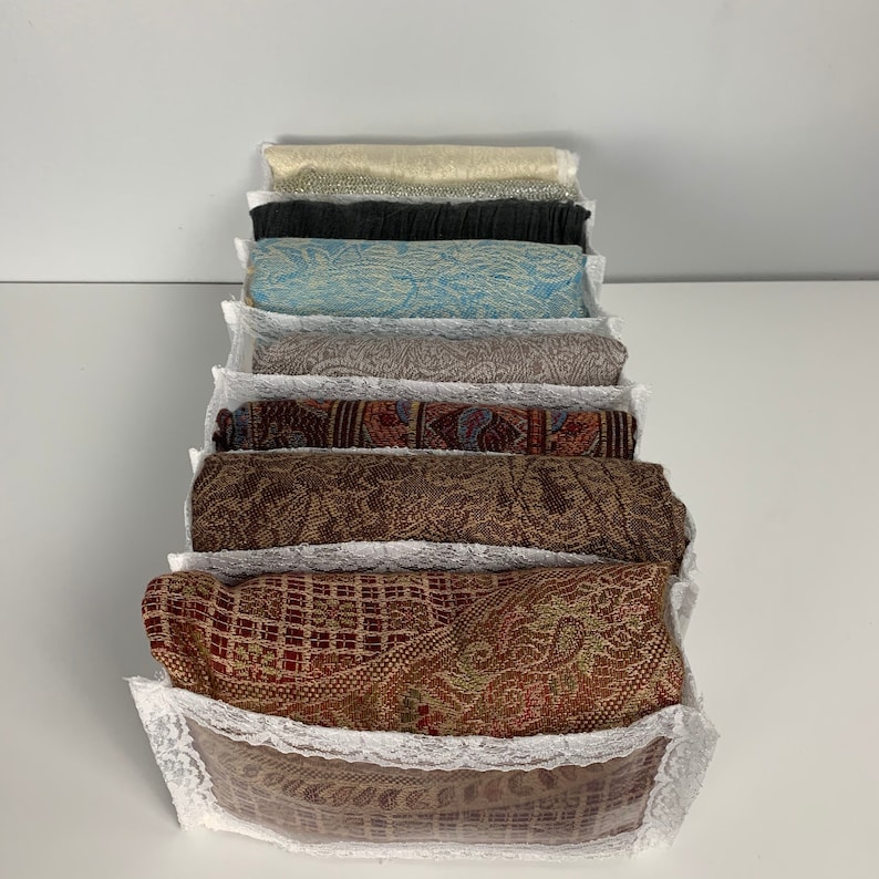 Scarf Organizer drawer Organizer Pashmina Organizer Etsy