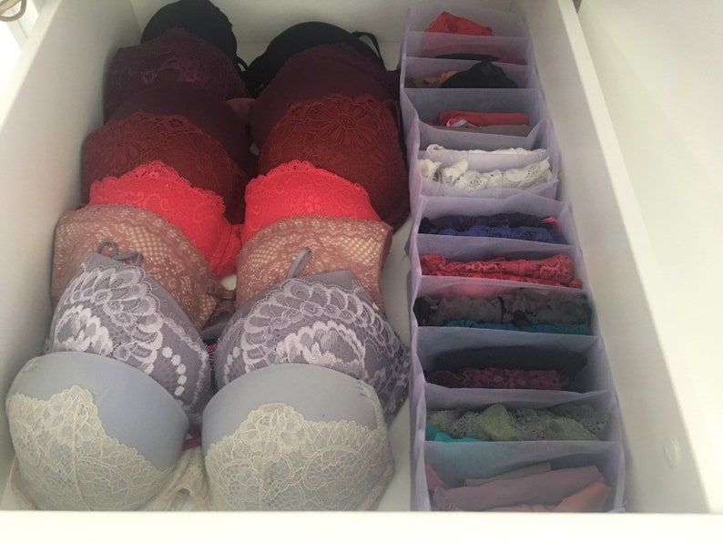 Panties Drawers Organizer Organizer Drawer Divider Etsy