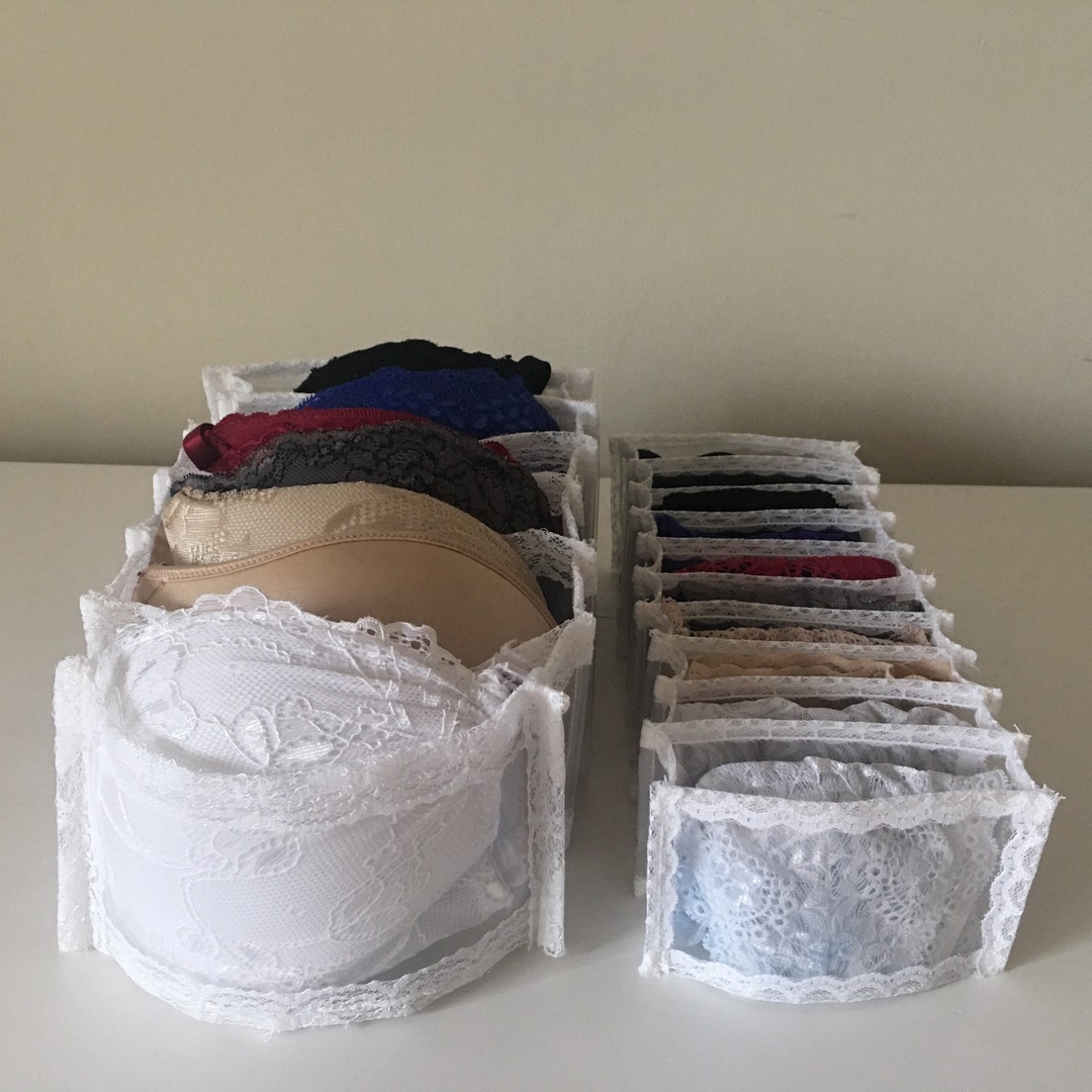 Lingerie Organizer Set of 2 Best Drawer Organizer Pantie Drawer