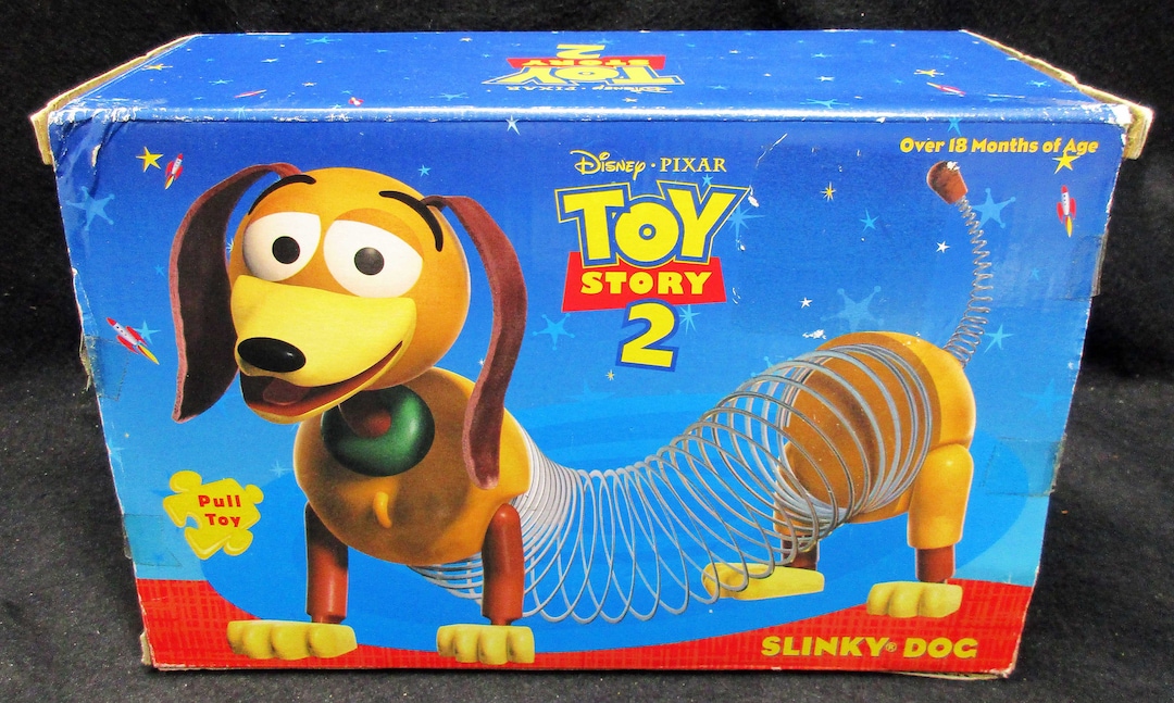 No.3240a Walt Disney Toy Story 2 Slinky Dog Pull Toy. Never Etsy