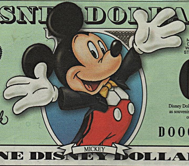 No.4261a) Disney Dollar, Mickey Mouse, This is 1, D Series