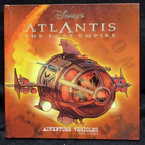 No.3499)  Disney’s, Atlantis Lost Empire, Pull out pages Adventure Vehicles Mint Condition. 2001.