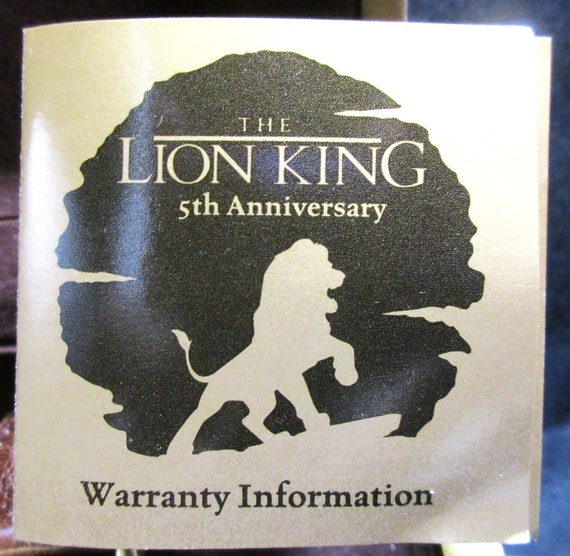 No.3826)  Disney, Lion King 5th Anniversary  neve… - image 5