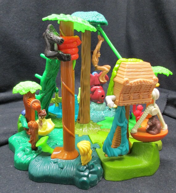 Complete Set of 8 Tarzan Action Toys From Mcdonalds Happy Etsy UK
