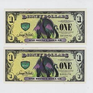 Disney Dollars- Complete Set of 43 - Mickey Mouse Money
