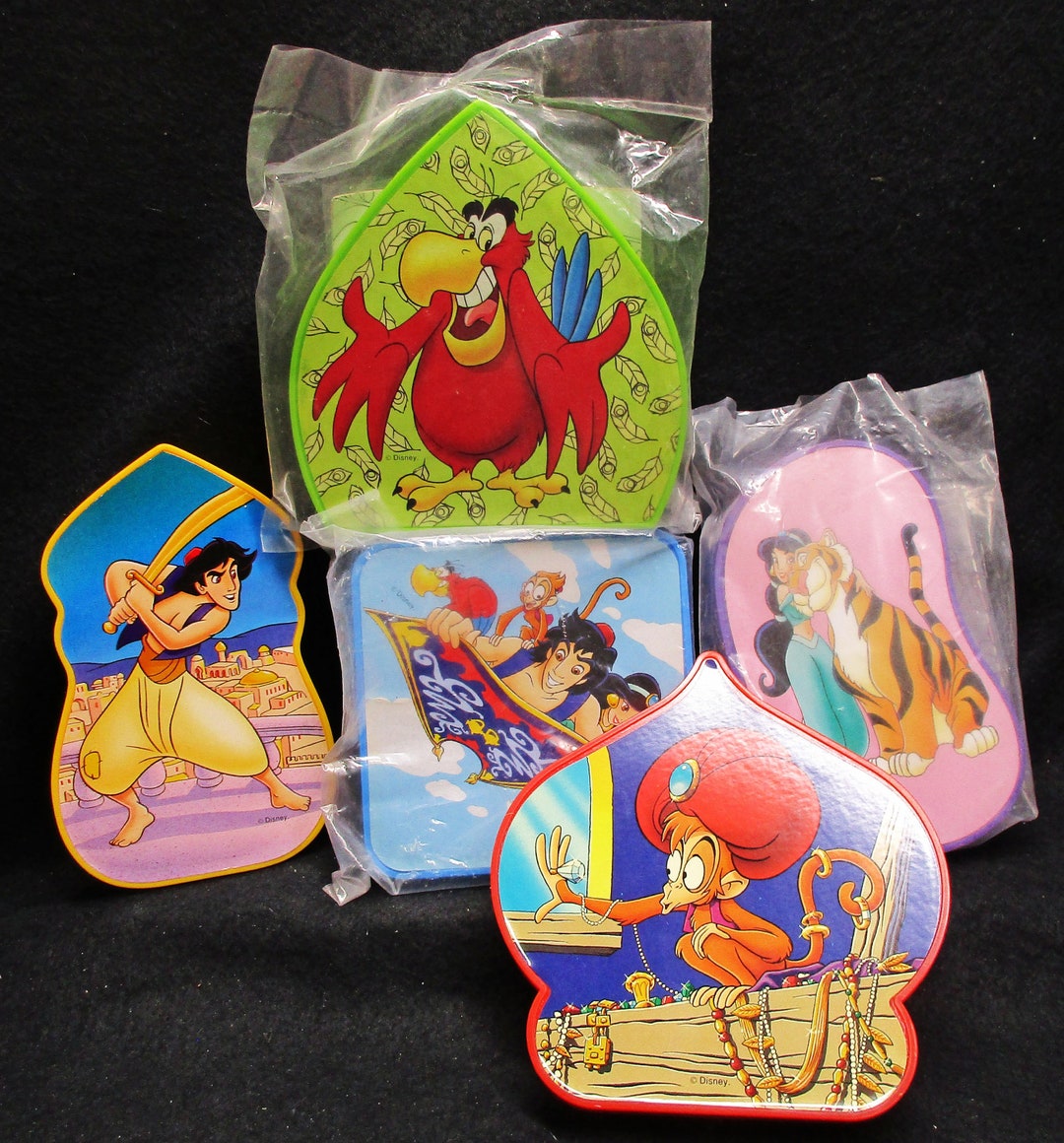 No.3023a 5 Piece, Disney. Aladdin, Blow up Characters Balls, Happy Meal