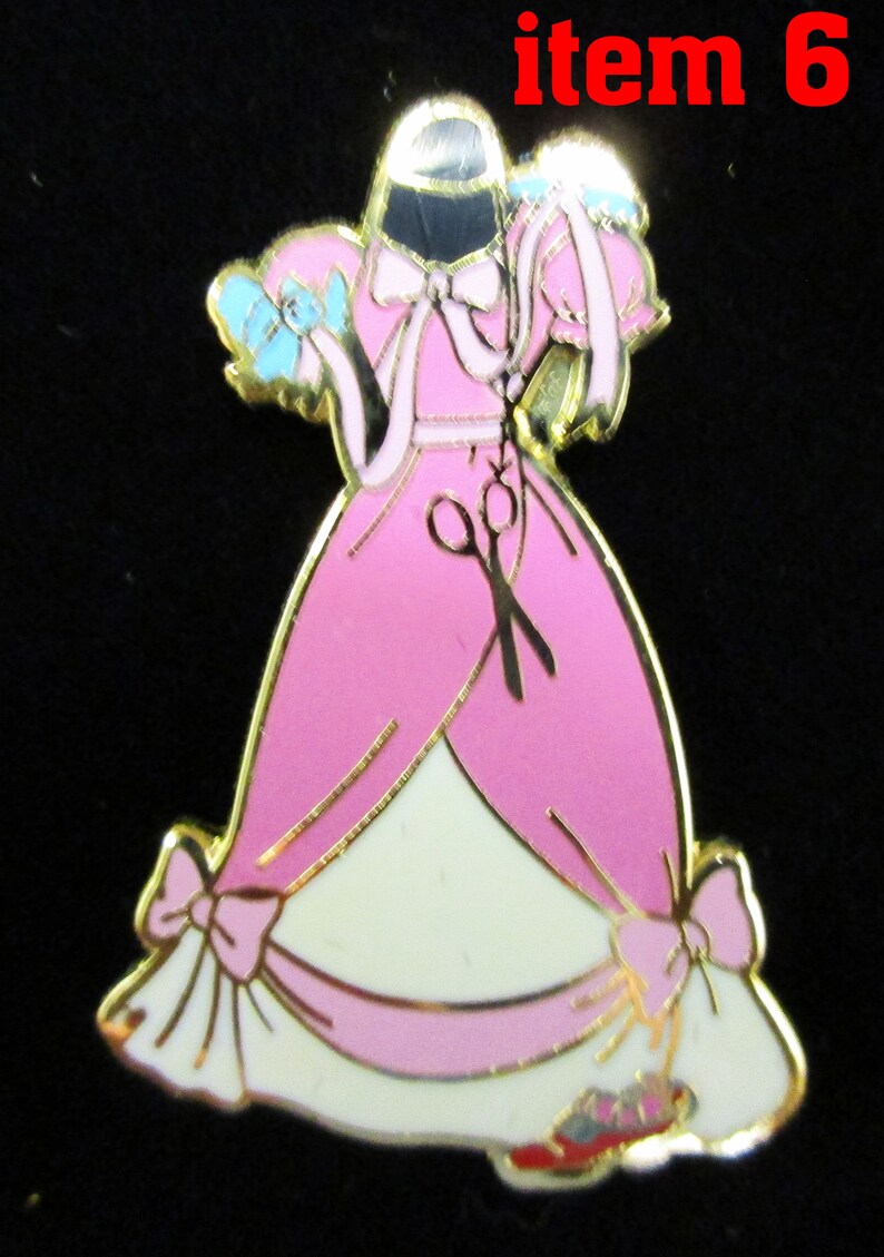 2121aB-10 9 Disney ride and character enameled pins Mint Condition 9 Collector Pins Pick the one you want New old stock