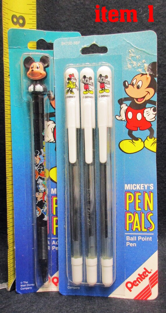 5 sets Disneys ink pens Collectable. In Original Packaging. Etsy