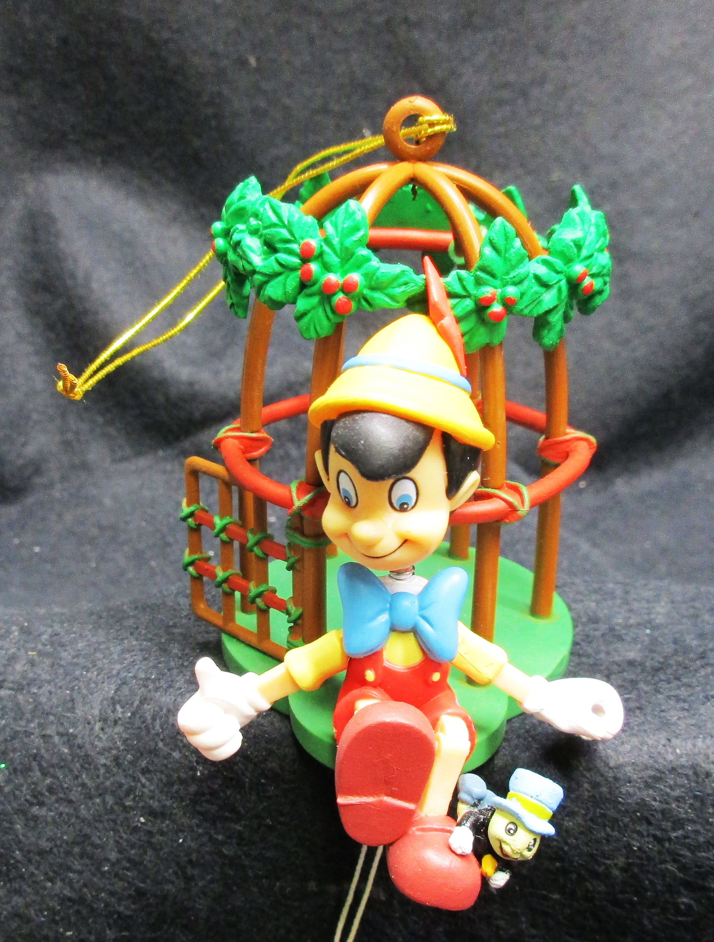 No.2898a) Enesco, Disney, Ornament, Motion Pinocchio, Moves Arms