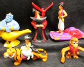 SET OF 5 pieces, Disney. Aladdin Characters, full set of 5 Happy Meal toys. Mint. Condition. 3030a