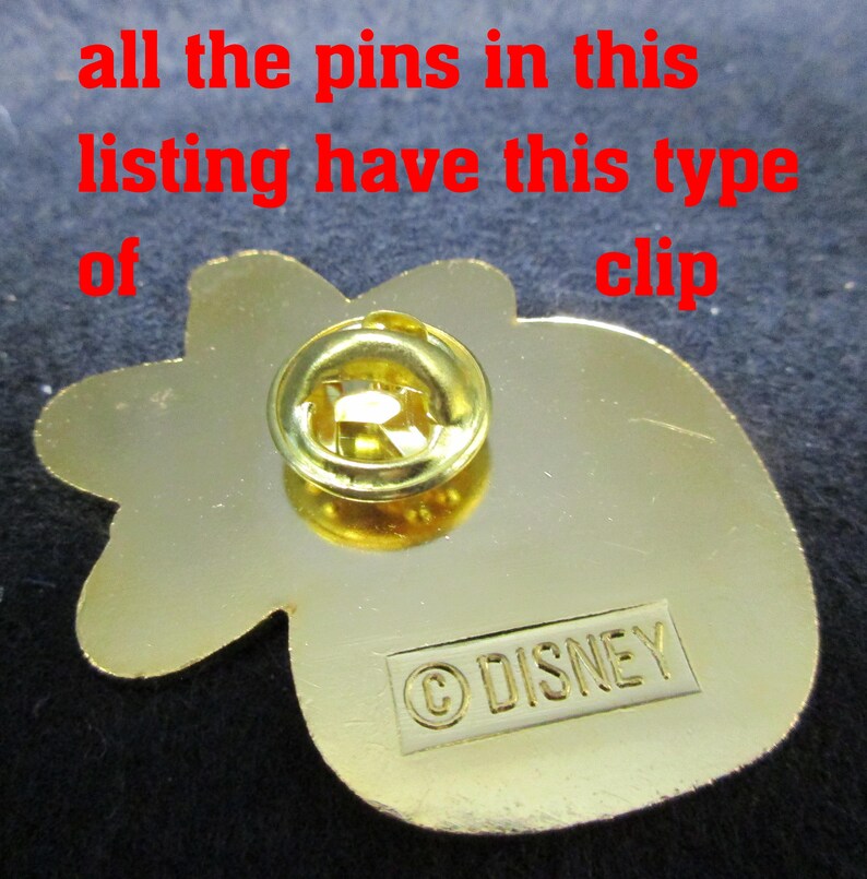 2121aB-10 9 Disney ride and character enameled pins Mint Condition 9 Collector Pins Pick the one you want New old stock