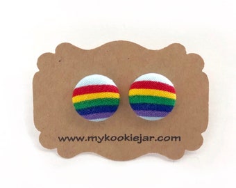 Pendientes de arcoíris, pendientes de arcoíris, joyas de arcoíris, pendientes de orgullo LGBTQ, el amor es amor, pendientes de titanio, hipoalergénicos, pendientes del mes del orgullo