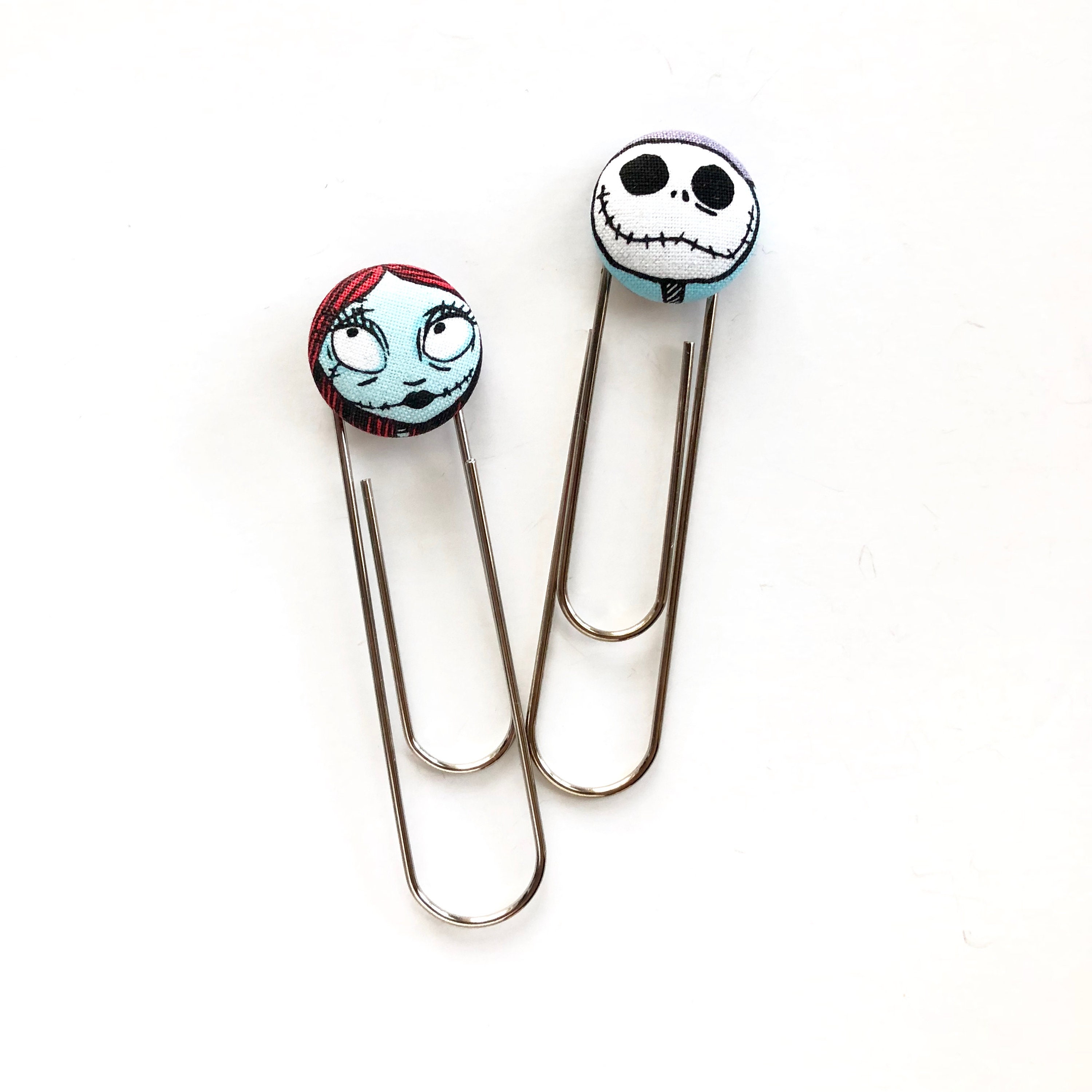 Jack Skellington and Sally Button Bookmarks Nightmare Before - Etsy UK