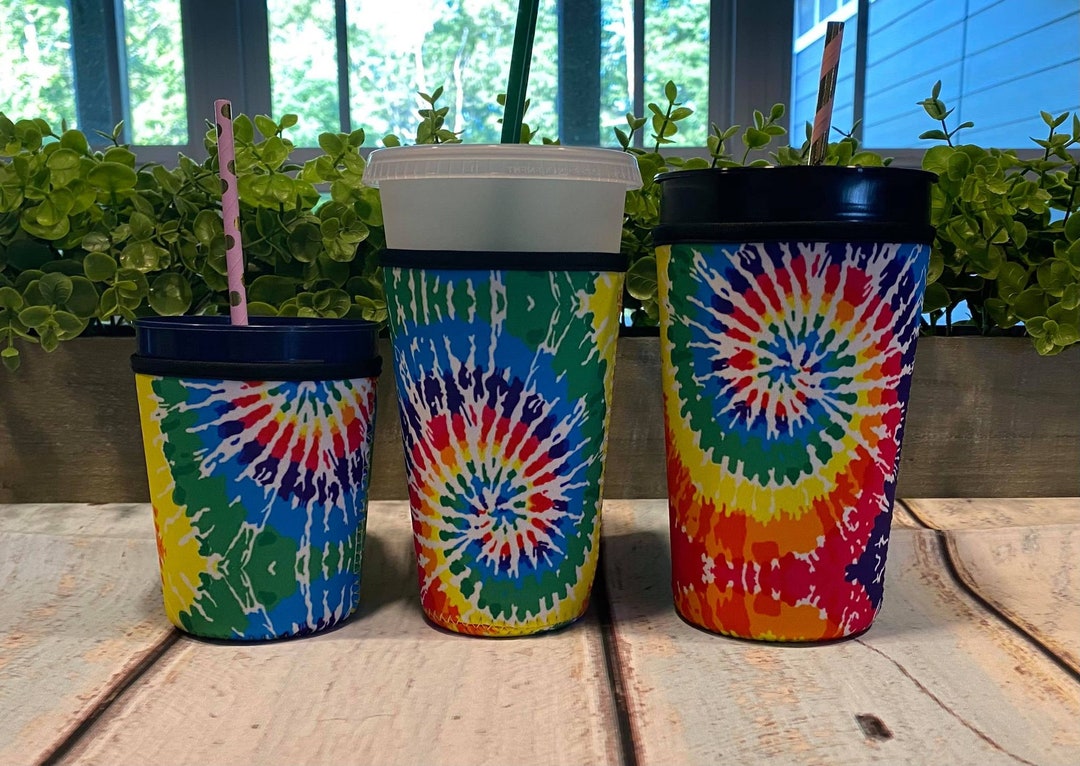 Cup Sleeve Drink HOLDER Pouch for 12 Oz,16 Oz or 24 Oz Cups Cactus