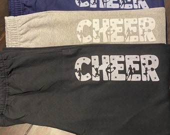 CLEARANCE - SALE ~ CHEER sweatpants sweats lounge pants pj bottoms CheerLeader