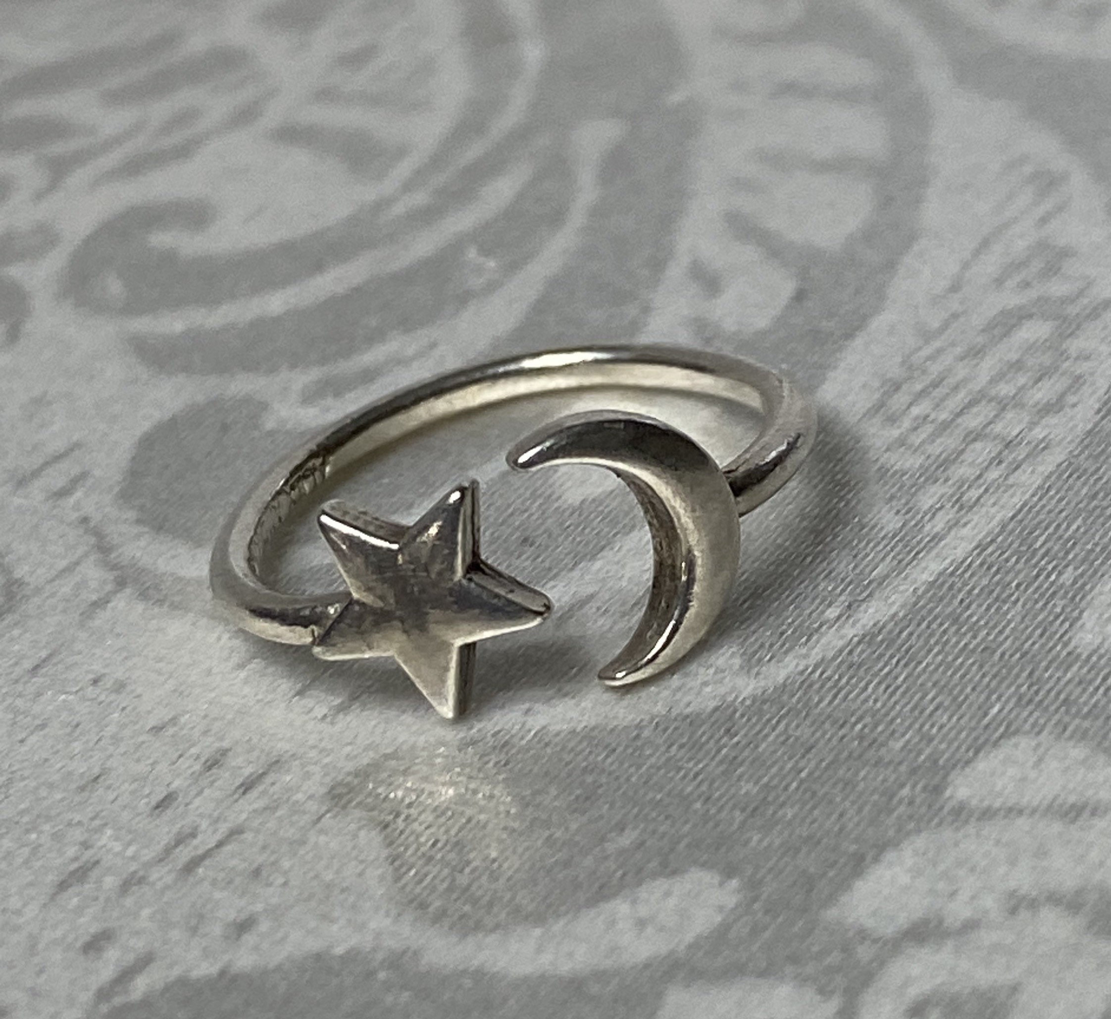 Alex and ani star and moon ring sale