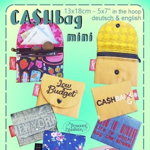 Archivo de bordado ITH-mini CASHbag de 13 x 18 pulgadas