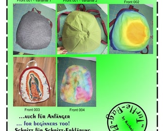 Turtle Bag - 5 different fronts + Freebook