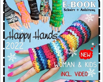 Happy Hands 2022 Kids und Women - Stulpen E-Book 2-11 Jahre und XXS-XXL