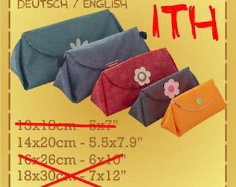 14x20 ITH Triangle Bag" - rapidement brodé