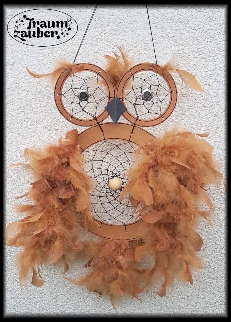 Dreamcatcher-DIY-Set sticken und basteln 13x13 cm Bild 3