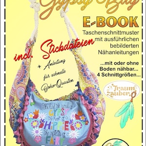 "Gypsy Bag" - E-book including 4 pattern sizes